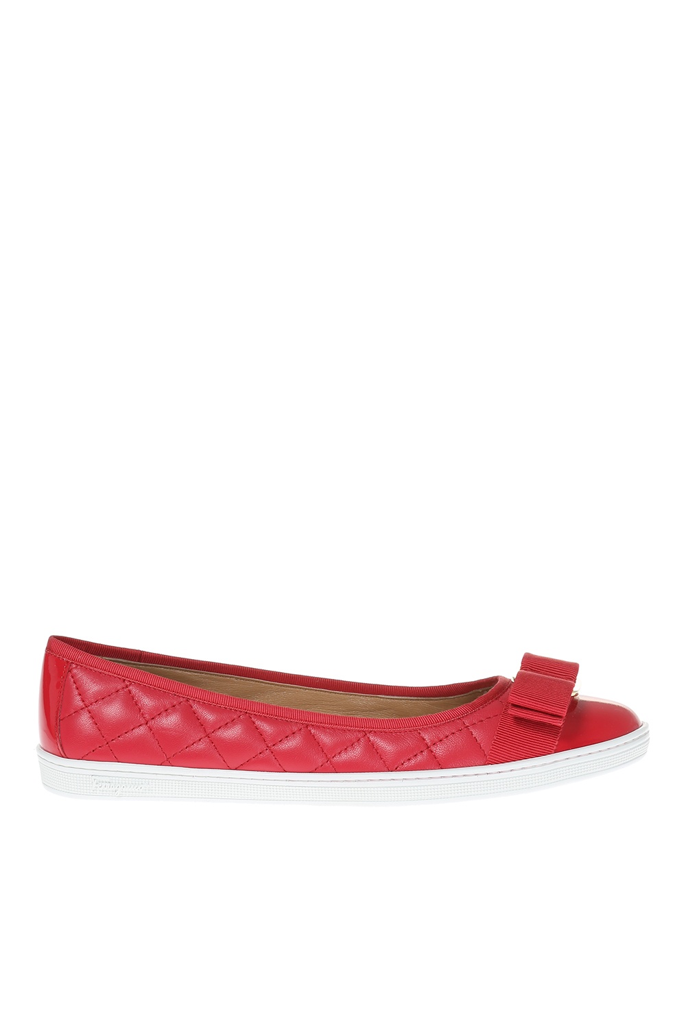 salvatore ferragamo rufina quilted flats